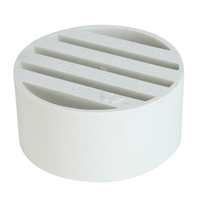 Grille de drain à bride en PVC Bow, pour égout et raccord de drainage, blanc, 4 po