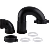 Siphon de réparation en ABS PlumbShop, noir, 1 1/2 x 1 1/2 x 1 1/4 po Composite_or_Mixed