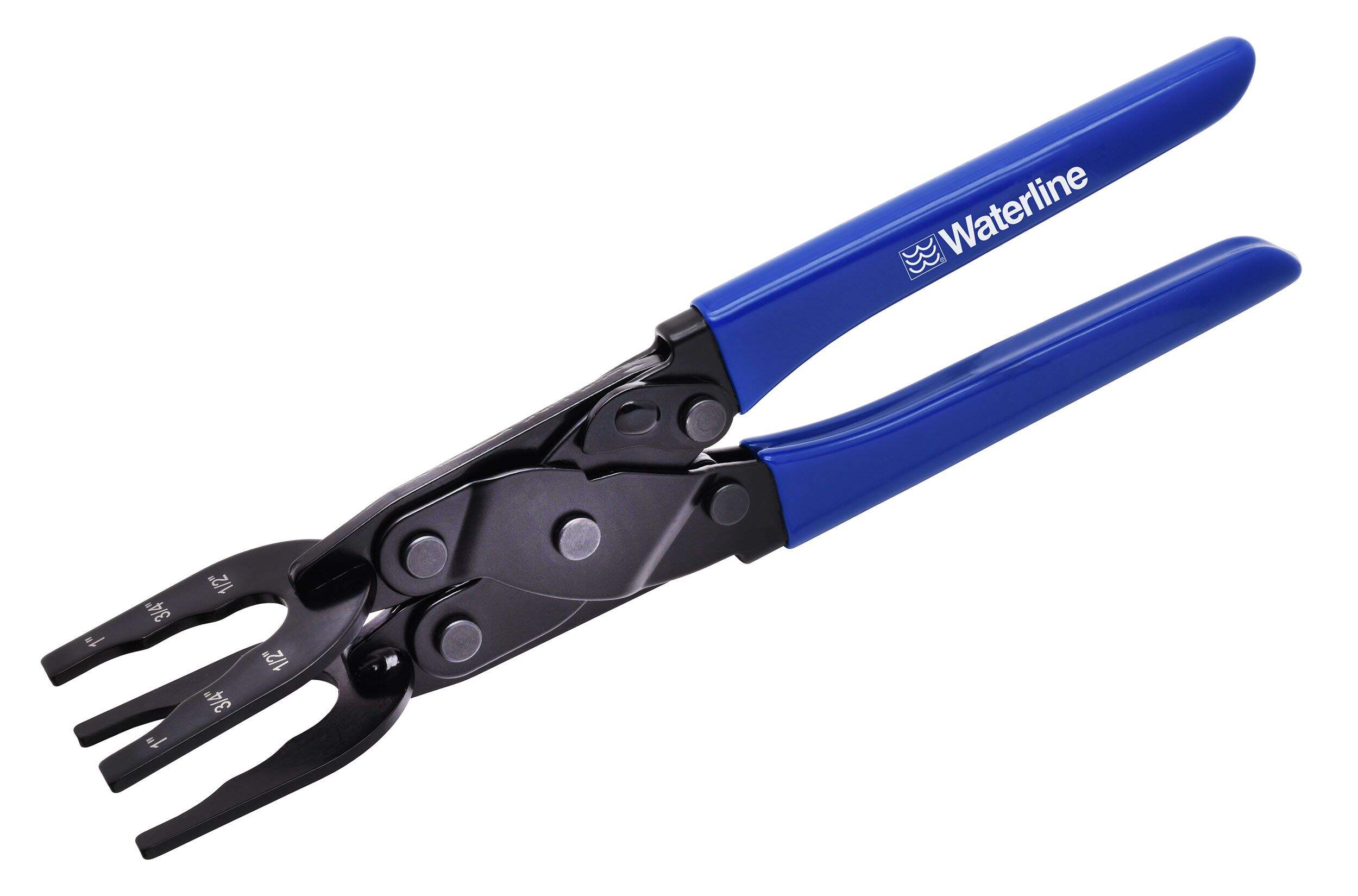 Waterline Compact Push Fitting Disconnect Plier, 1/2-in to 1-in Front_Three_Fourths_Angled_Left