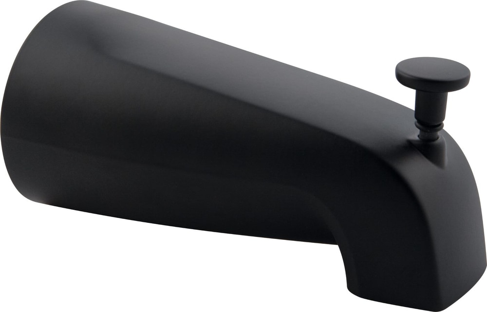 Diverter Tub Spout, Matte Black Canadian Tire