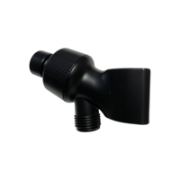 Support pour bras de douche PlumbShop, taille universelle, noir mat