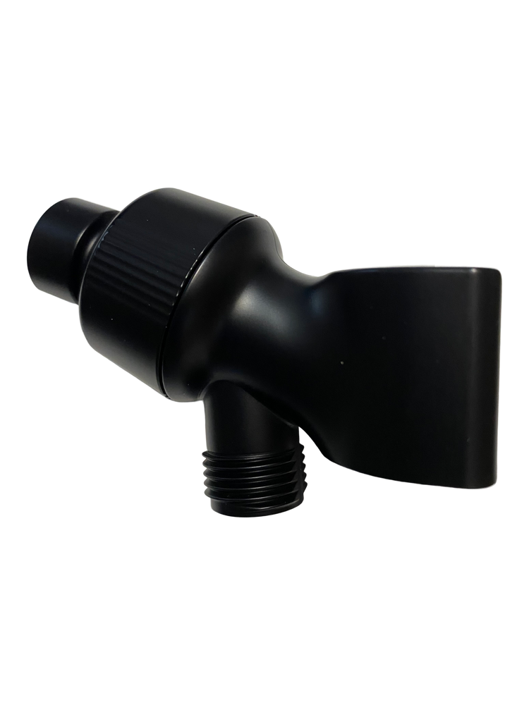 Shower Arm Mount, Universal Fit, Matte Black Canadian Tire