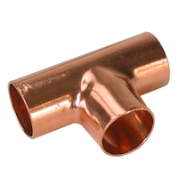 Bow Copper Tee Fitting Pro-Pack, 1/2-in, 35-pk Front_Angled_Right