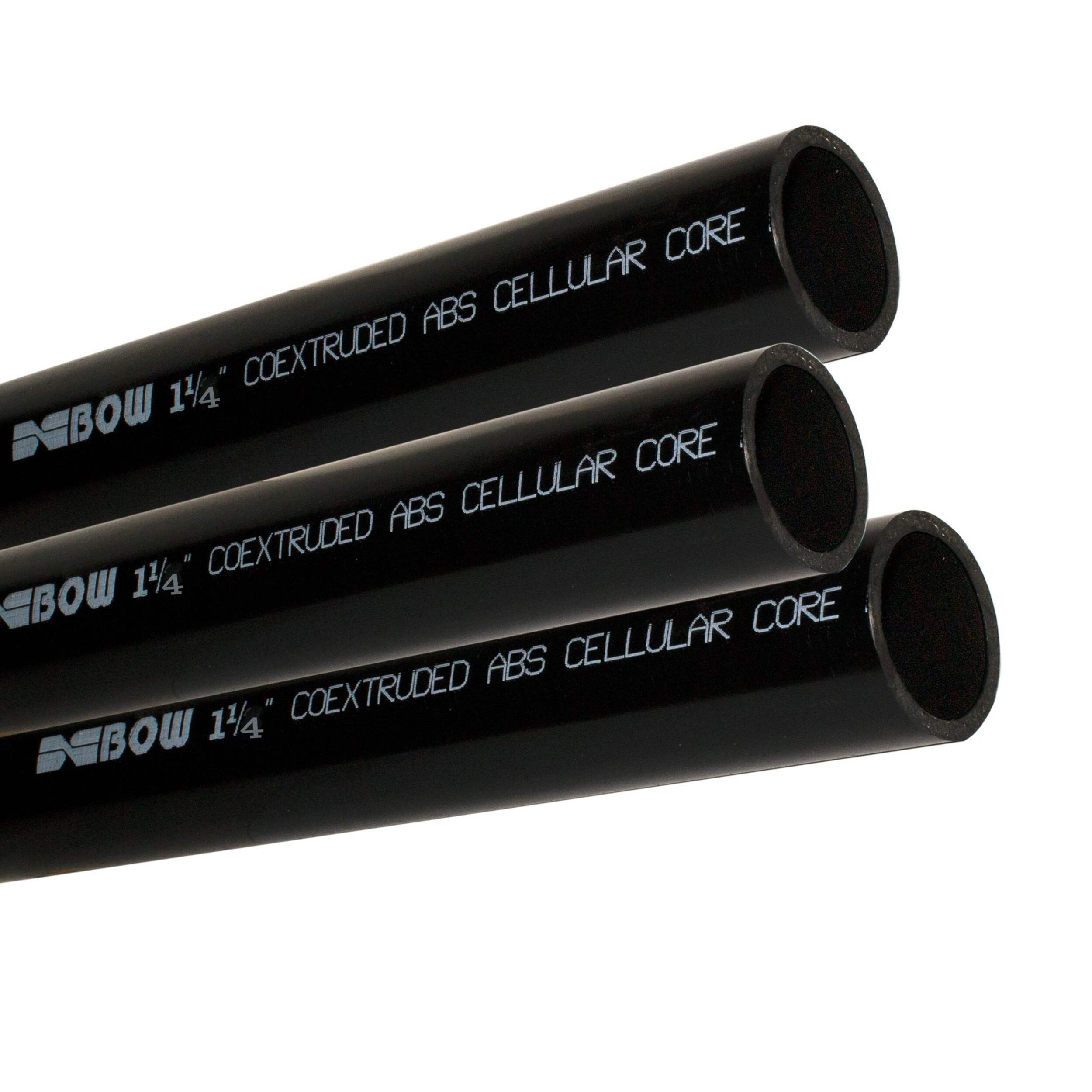 Bow ABS Cell Core Foam Pipe with Corrosion Resistance, 1-1/4-in x 6-ft CloseUp