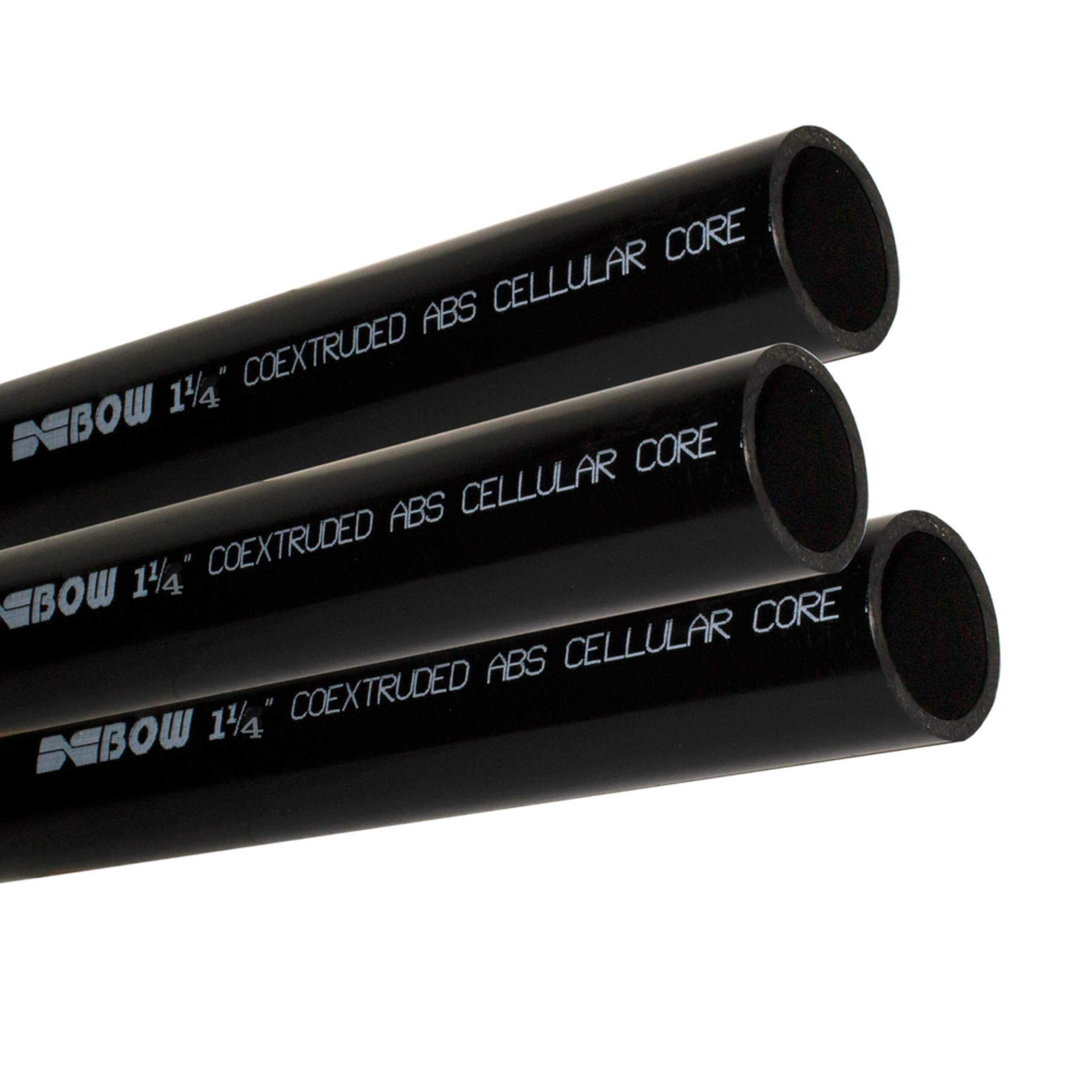 Bow ABS Cell Core Foam Pipe with Corrosion Resistance,  1-1/4-in x 12-ft CloseUp
