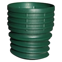 Connecteur femelle en polypropylène Twist and Seal Mole-Pipe, vert Front_Flat