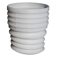 Connecteur femelle en polypropylène Twist and Seal Mole-Pipe, blanc Front_Flat