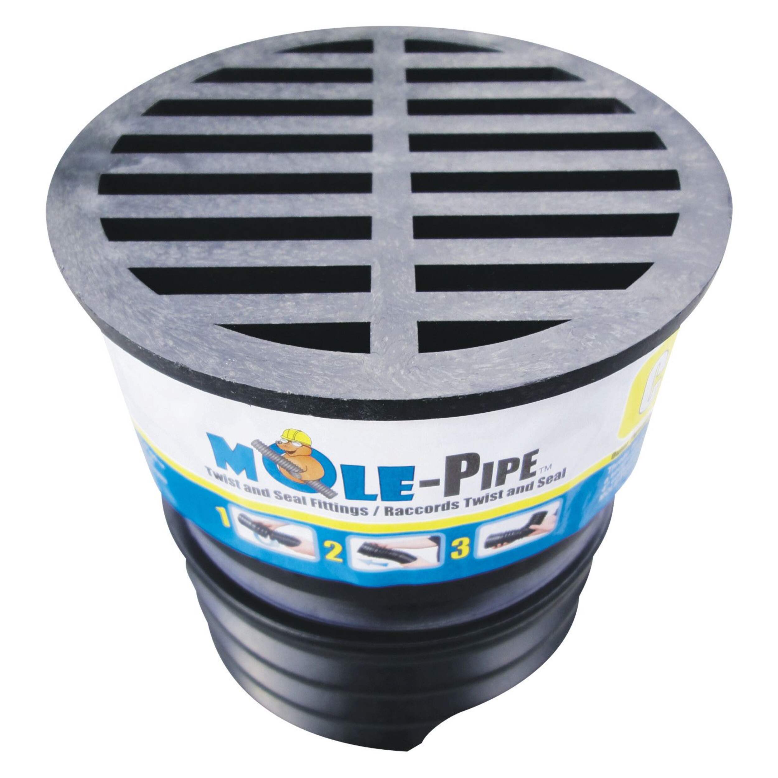 Mole Pipe Twist and Seal Drain Cap Overhead_Plunge