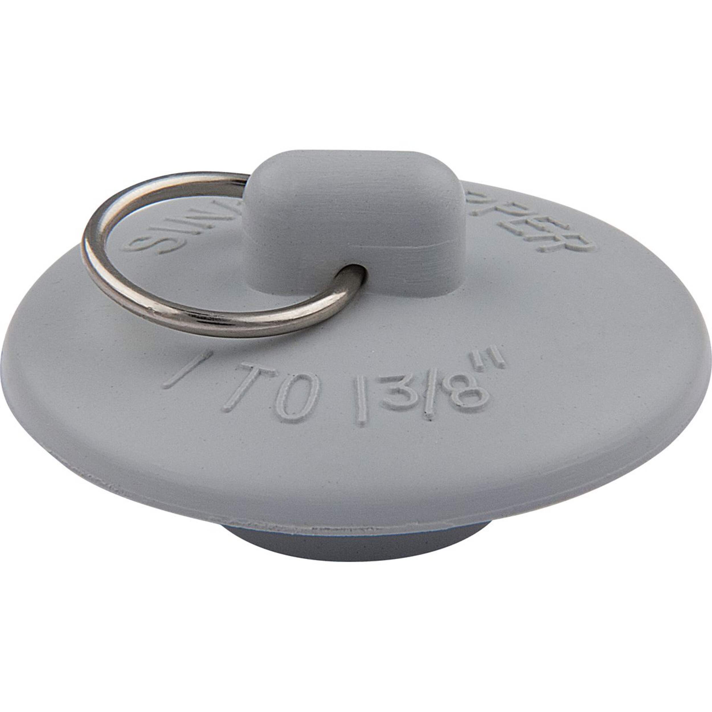 PlumbShop Long Life Rubber Sink/Basin/Drain Stopper, 1 to 1-3/8-in Front_Elevated