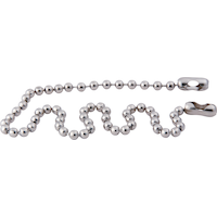 PlumbShop Metal Beaded Chain for Tub Stopper, 15-in Front_Flat