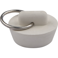PlumbShop Rubber Drain Stopper, 1-in Front_Elevated