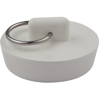 PlumbShop Rubber Drain Stopper, 1-1/2-in Front_Flat