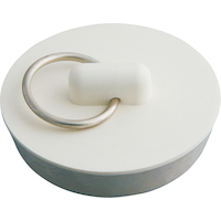 PlumbShop Rubber Drain Stopper, 1-5/8-in Front_Elevated