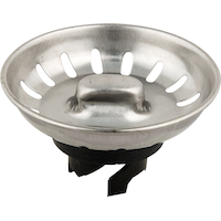 PlumbShop Stainless Steel Twist & Lock Kitchen Basket Strainer