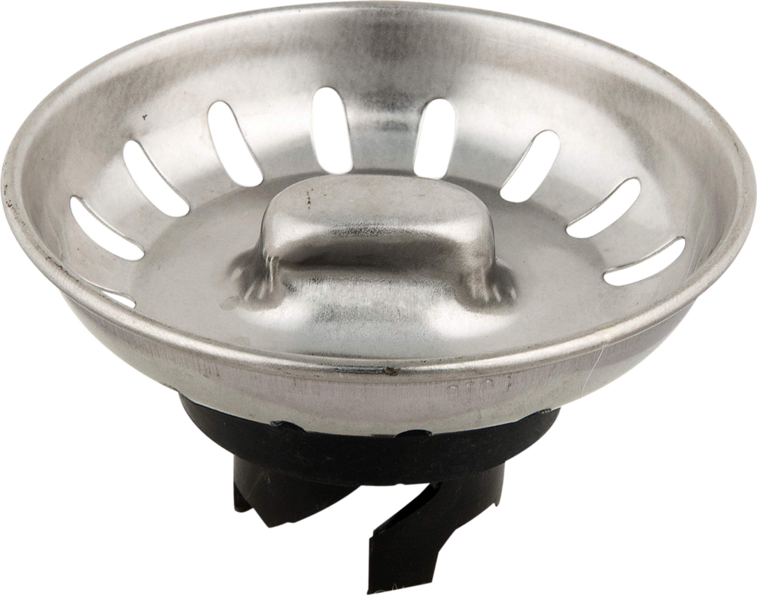 PlumbShop Stainless Steel Twist & Lock Kitchen Basket Strainer Front_Elevated