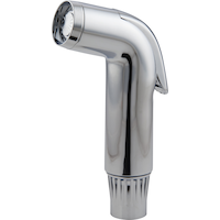 Douchette d'évier à main pour cuisine PlumbShop universelle, chromé Front_Angled_Left