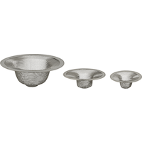 PlumbShop Universal Fit Mesh Sink Strainer, Assorted Sizes, 3-pk Front_Elevated