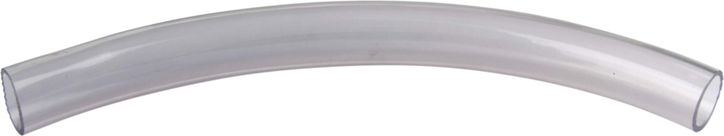 PlumbShop Precut Vinyl Tube/Pipe/Hose, Clear, 1-in ID x 1.25-in OD Front_Elevated