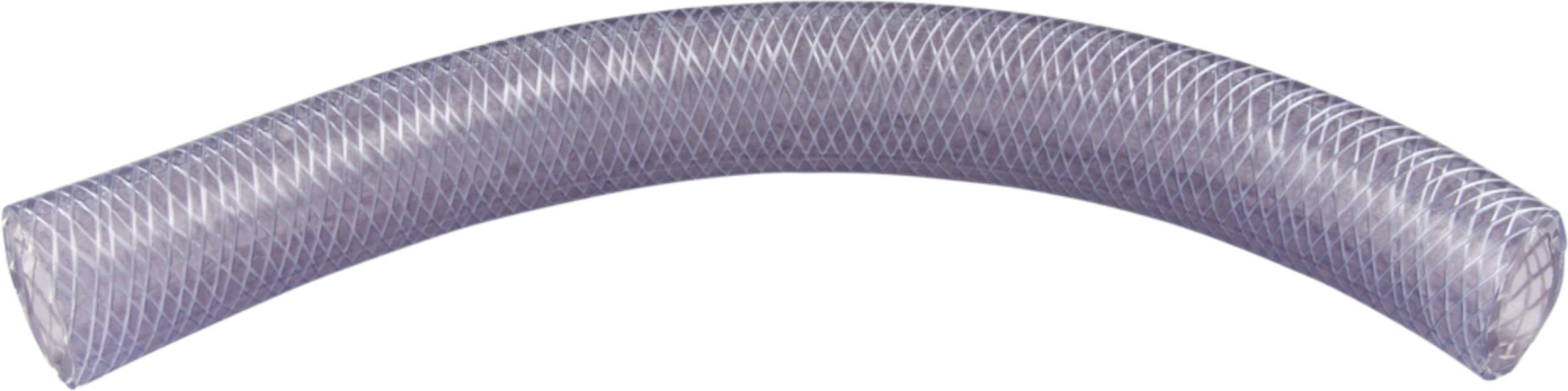 Tuyaux/tubes/boyaux en vinyle tressé précoupé PlumbShop, 1,25 po DI x 1,656 po DE Front_Elevated