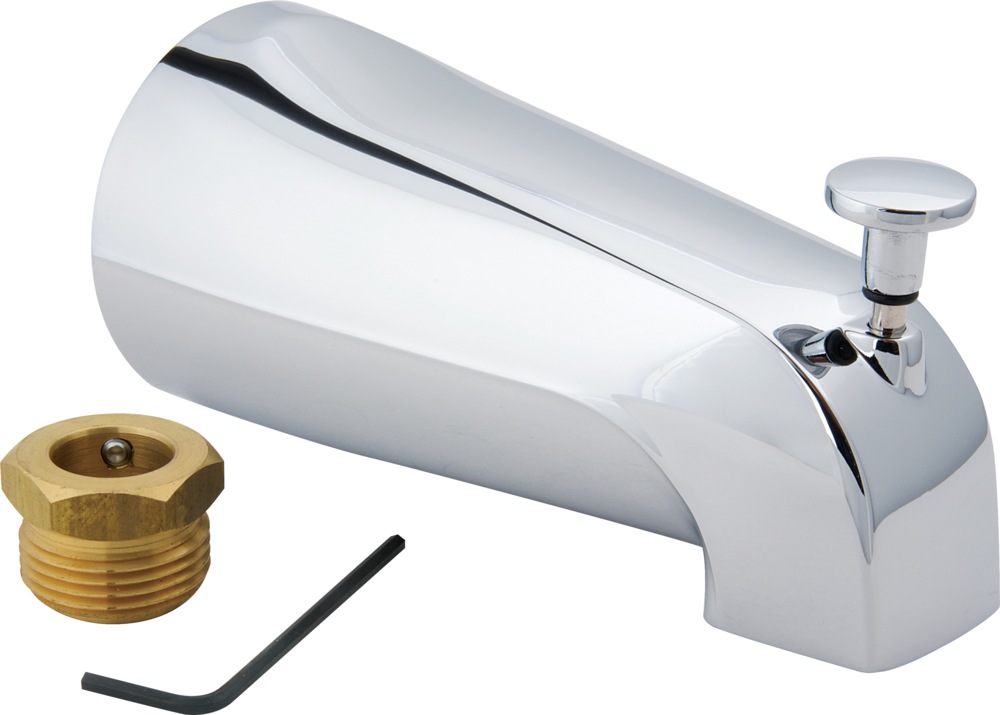 Diverter Tub Spout with 1/2in FIP Adapter, 3/4in FIP Inlet Canadian Tire