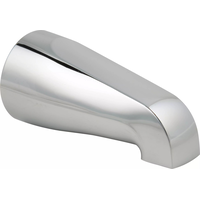 Bec de baignoire universel PlumbShop avec adaptateur FIP de 1/2 po, entrée FIP de 3/4 po, chromé