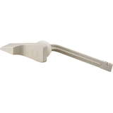 PlumbShop Toilet Tank Lever, White, 4-in, 1-pk Front_Angled_Left