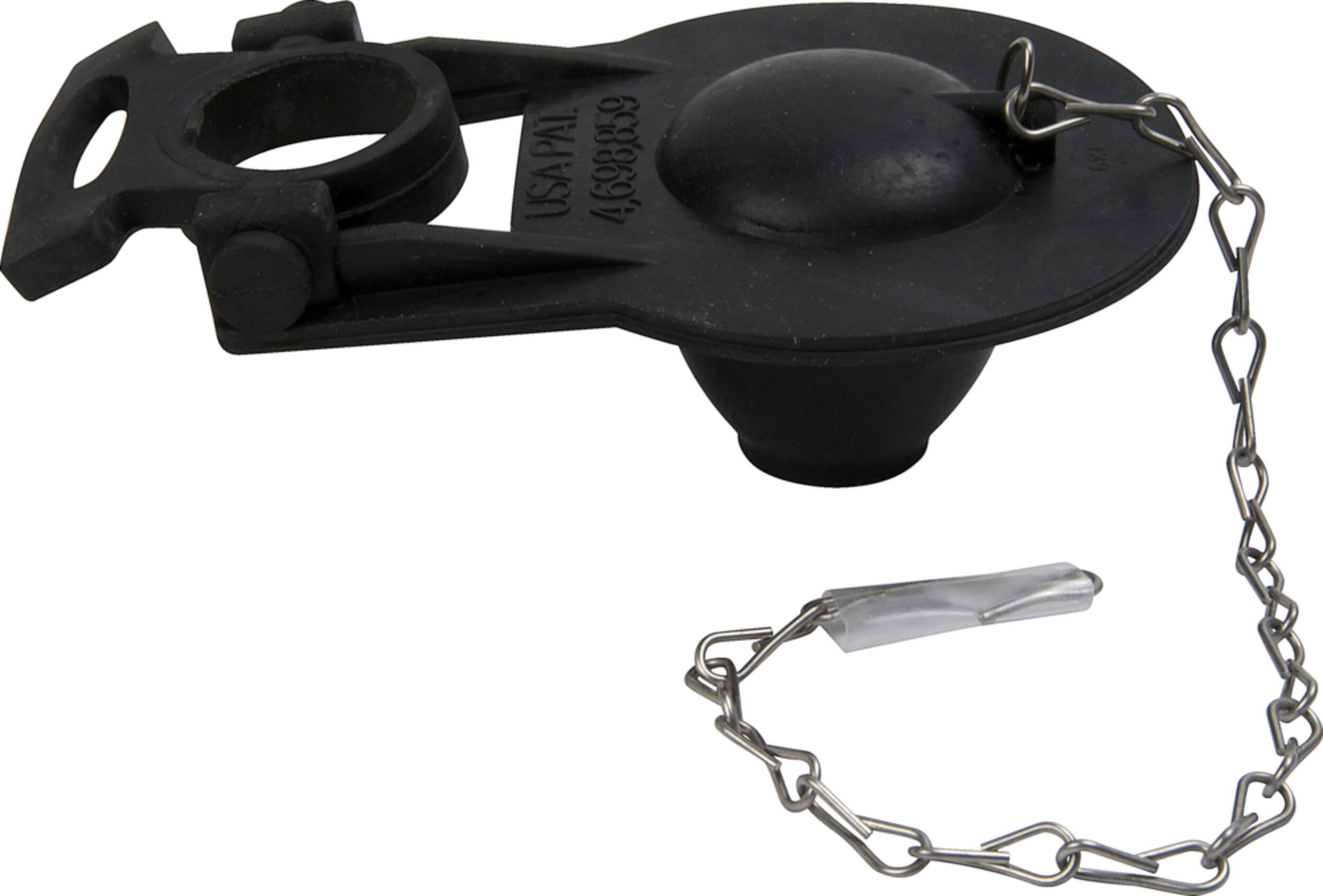 PlumbShop Universal Toilet Flapper with Chain & Hook Side_Right