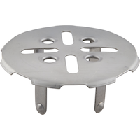 PlumbShop Stainless Steel 3-in Drain Cover Plate for 2-in ID Pipe Front_Elevated