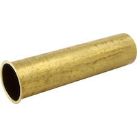 Tube de vidange en laiton brut PlumbShop, 1 1/2 po de diamètre extérieur x 6 po