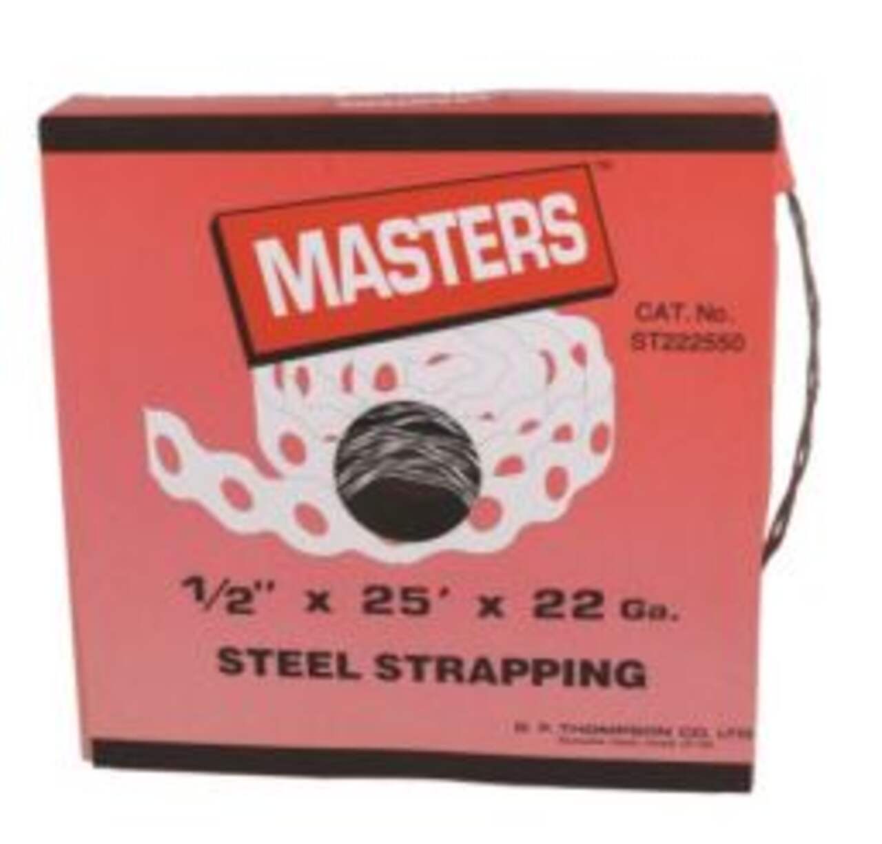 MASTERS All Round Steel Strapping to Hang Pipes, 1/2-in x 25-ft
