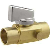 BrassCraft Rough Brass Female Solder Straight Valve with Drain, 1/2 x 1/2-in Front_Angled_Right