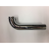 Tuyau de drainage en acier inoxydable PlumbShop pour le mur, 1 1/4 po de diamètre extérieur x 6 1/2 po Overhead_Flat