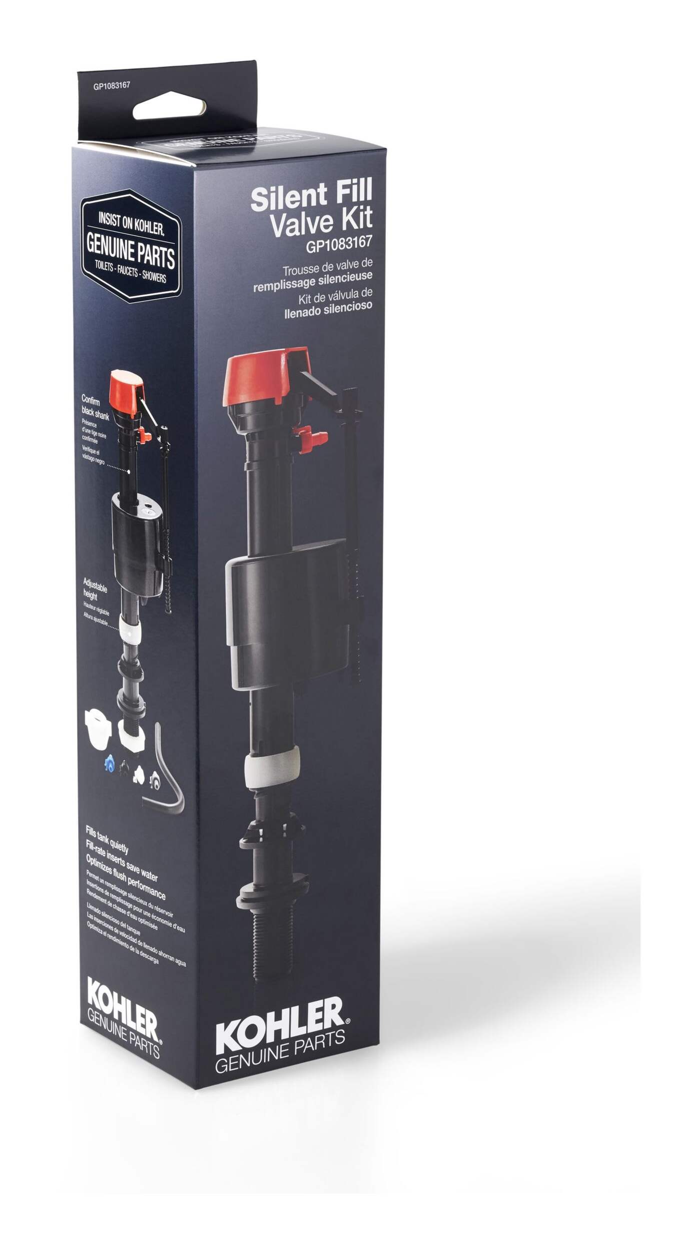 Kohler GENUINE Parts GP1083167 High Rate Silent Fill Valve Kit for