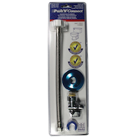 Push'N'Connect Toilet Hook-Up Kit with Angle Stop Front_Flat