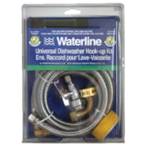Waterline Push'NConnect Universal Dishwasher Hook-Up Kit Front_Flat