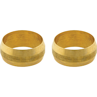 Manchons à compression en laiton PlumbShop, 1/2 po