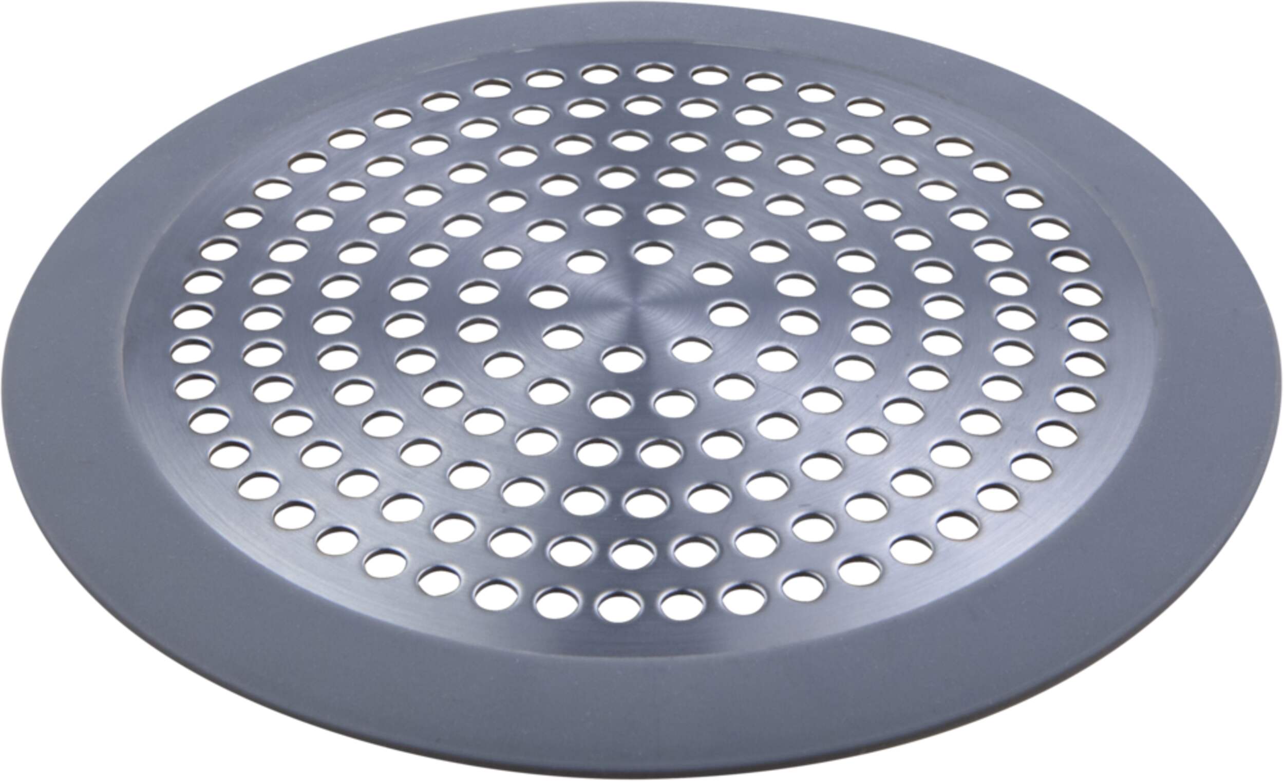 PlumbShop Deluxe Stainless Steel Sink Strainer with Rubber Ring, 3-1/2-in Front_Elevated