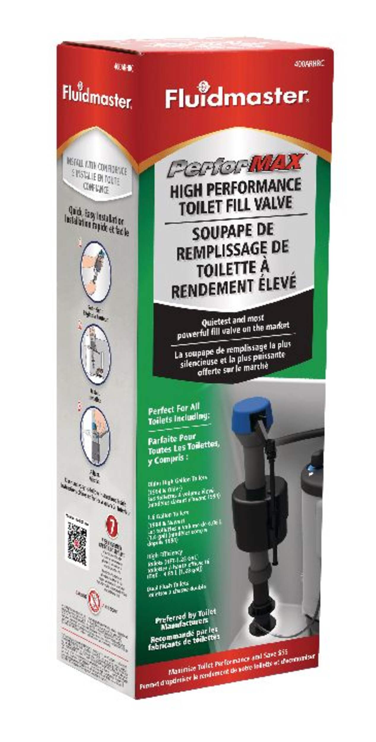 Fluidmaster Performax High Refill Rate Fill Valve Canadian Tire