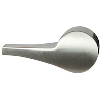 Fluidmaster Perfect Fit™ Toilet Tank Lever, Brushed Nickel Front_Elevated
