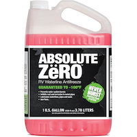 Absolute Zero Plumbing Antifreeze, Safe for Metal & Plastic Pipes, -60°C, 3.78-L Front_Flat