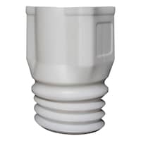 Adaptateur Twist & Seal pour tuyau de descente, 3 x 4 po Front_Flat