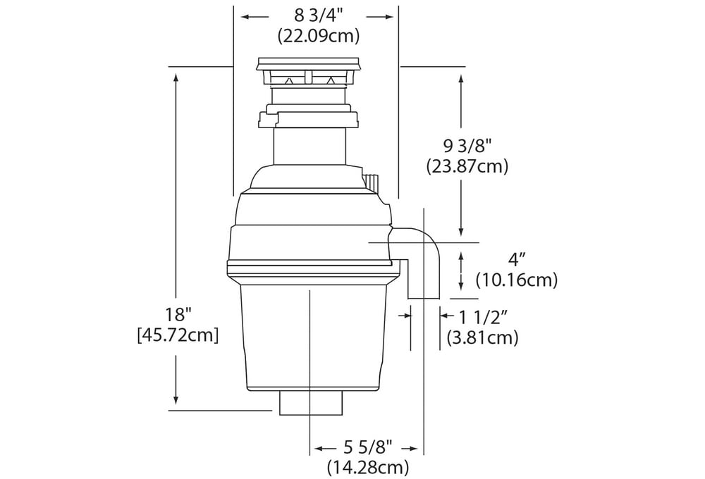 Kindred 3/4HP Batch Feed Food Waste Disposer Canadian Tire