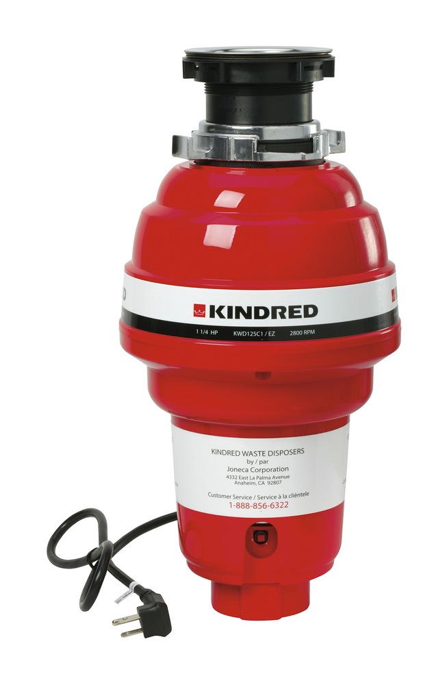 Kindred Continuous Feed Waste Disposer, 1 1/4HP Canadian Tire