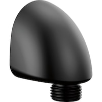 Delta Wall Elbow Hand Shower, Matte Black Front_Angled_Right