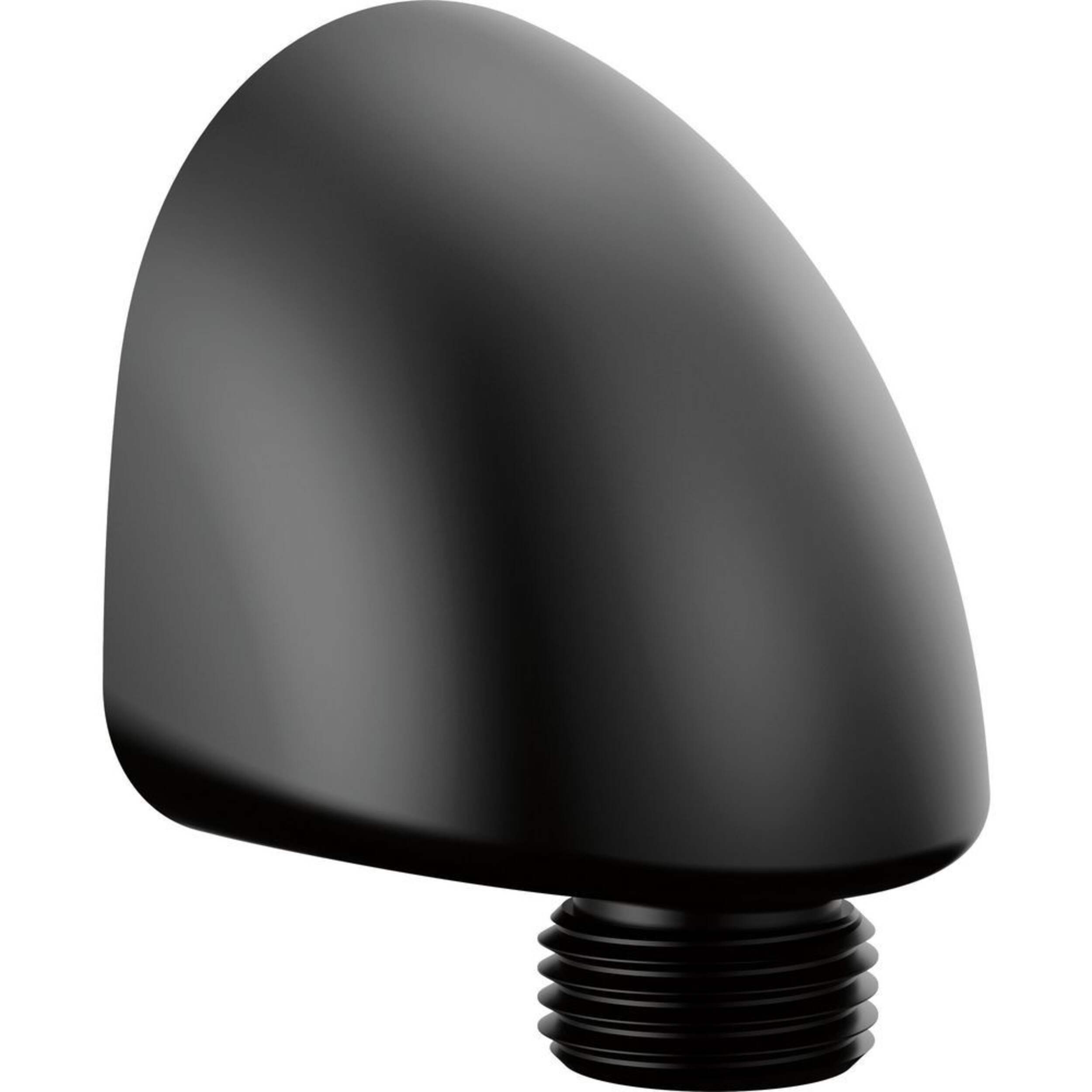 Delta Wall Elbow Hand Shower, Matte Black Front_Angled_Right