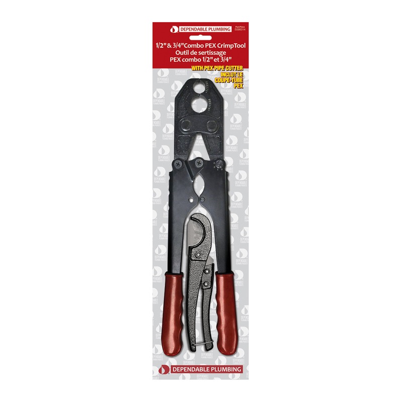 PEX Combo Crimp Tool Kit, 1/2in & 3/4in Canadian Tire