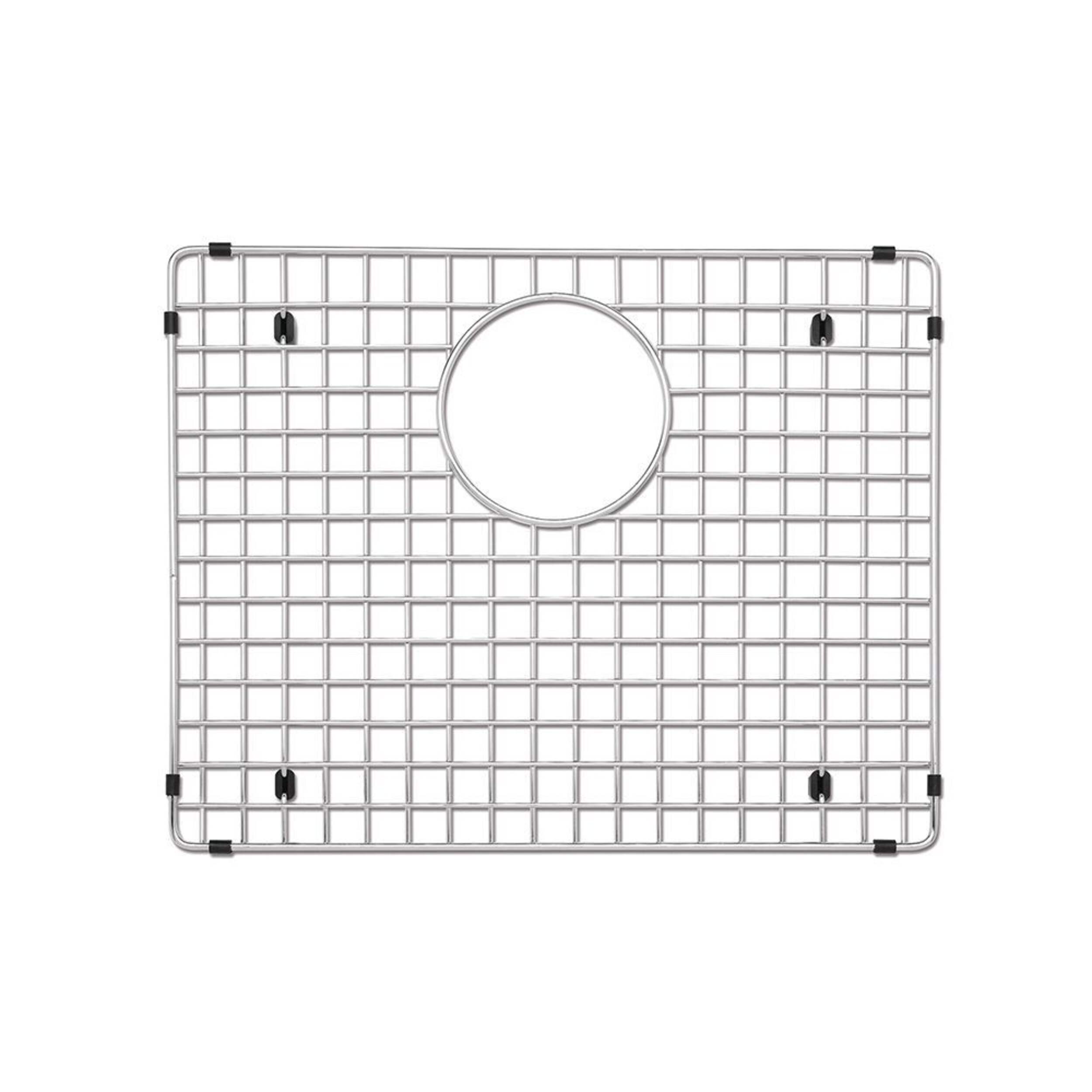 Grille d'évier Blanco pour évier Quatrus 22 po, acier inoxydable Overhead_Flat