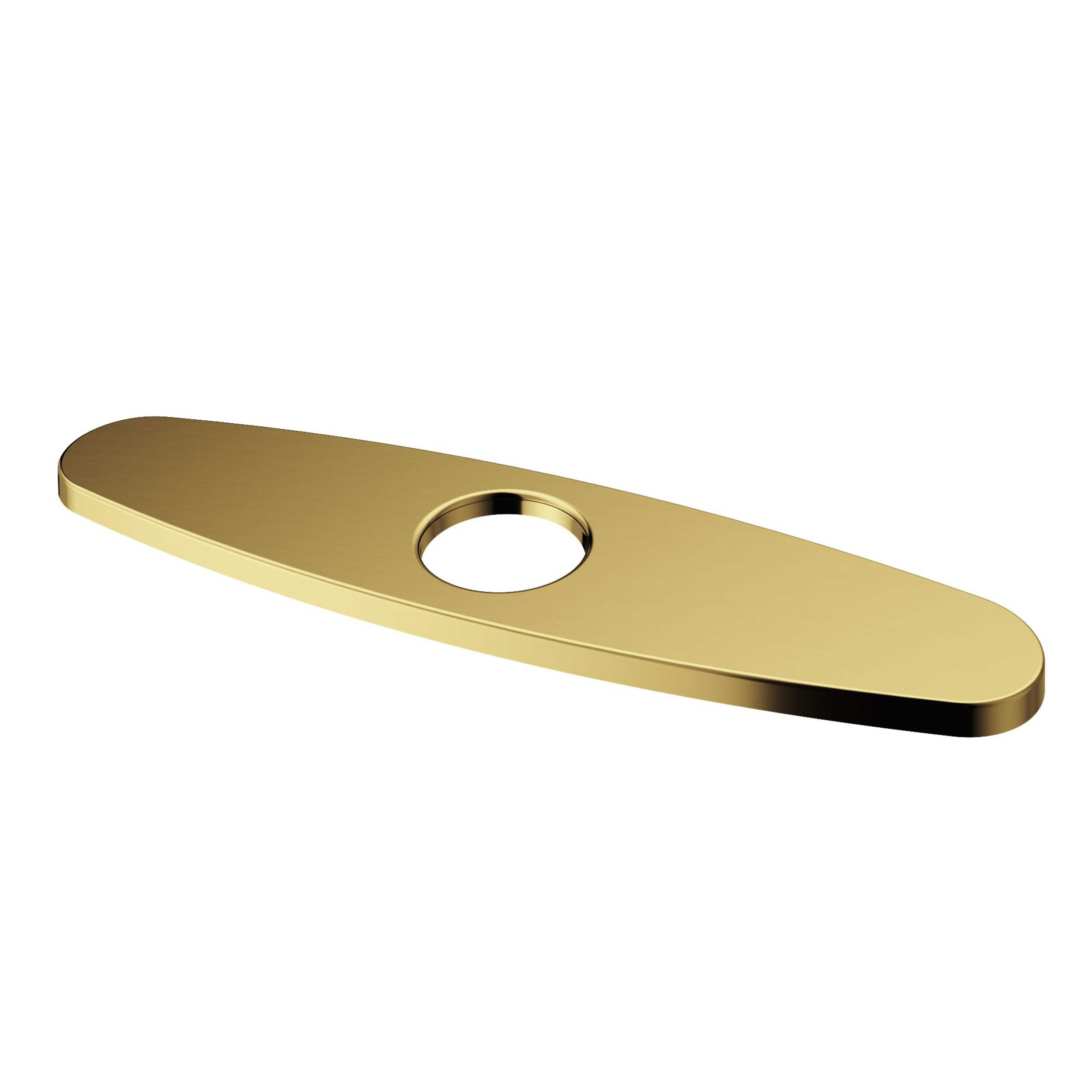 VIGO Kitchen Sink Faucet Deck Plate, Matte Gold Overhead_Plunge