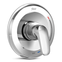 American Standard Colony PRO® Valve Only Trim Kit with Double Ceramic Pressure Balance Cartridge, Chrome Front_Three_Fourths_Angled_Right