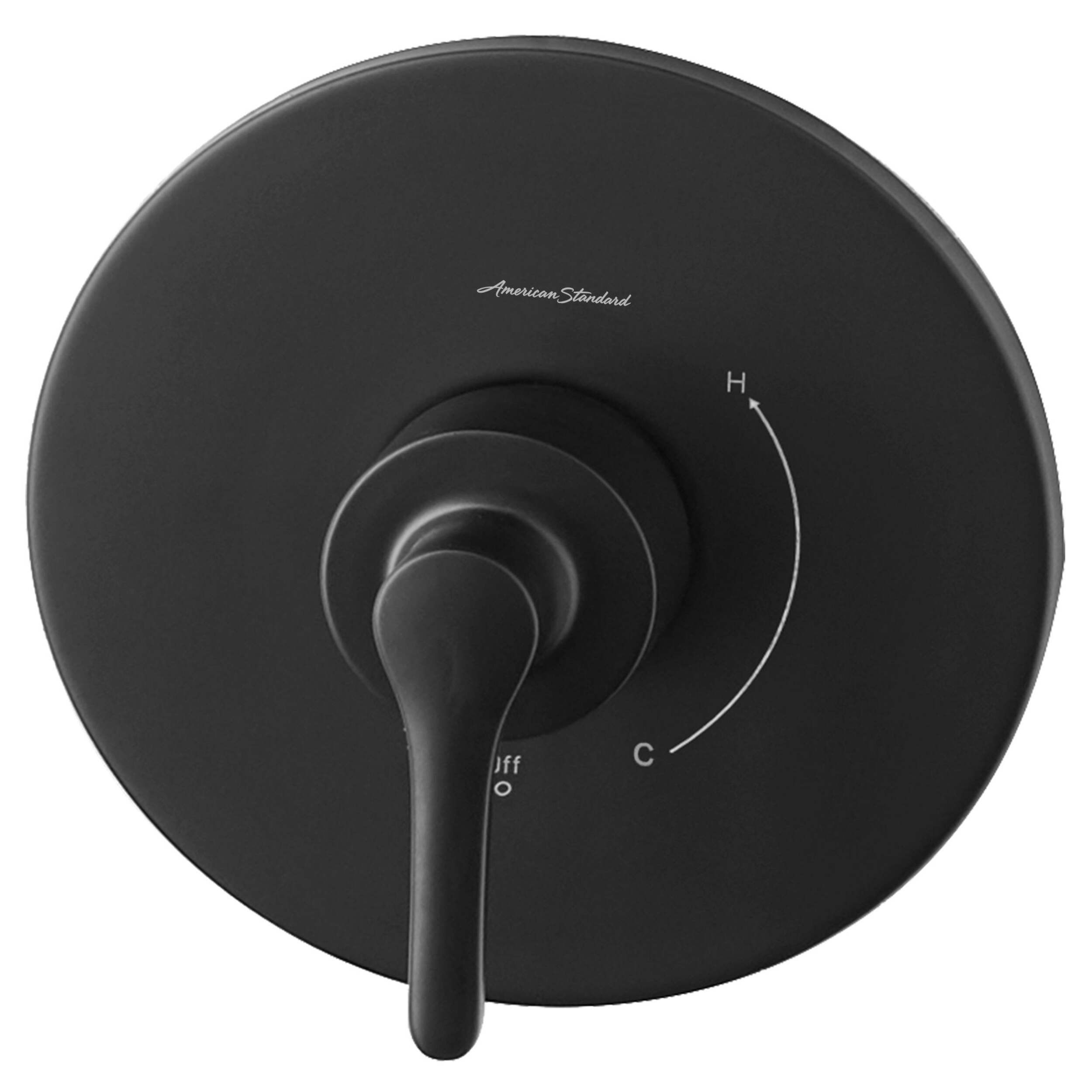 American Standard Studio® S Valve Only Trim Kit with Double Ceramic Pressure Balance Cartridge, Matte Black Front_Angled_Left